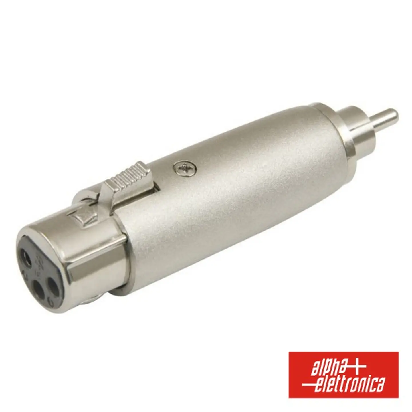 FICHA ADAPTADORA XLR 3P FÊMEA /  RCA MACHO 1