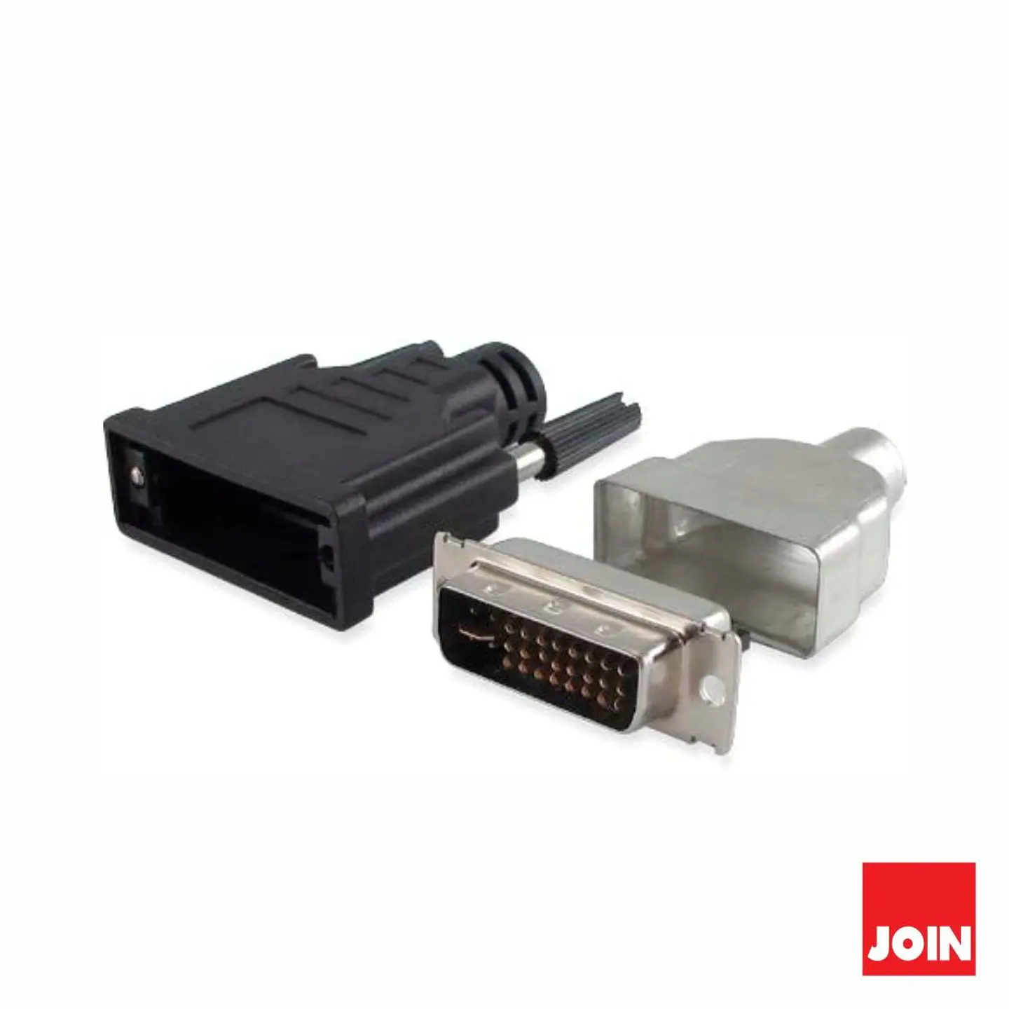 Ficha DVI Macho P/ Soldar 1