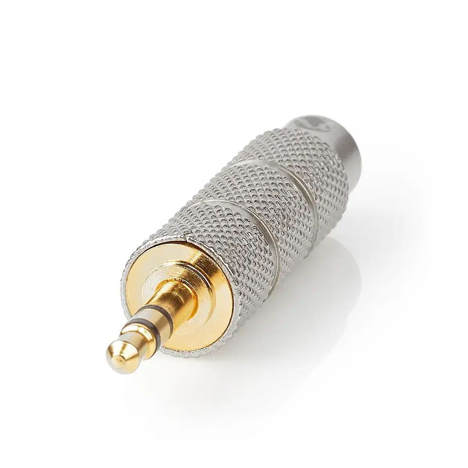 Ficha Adaptadora 3.5mm Macho ST / 6.35mm Fêmea ST 1