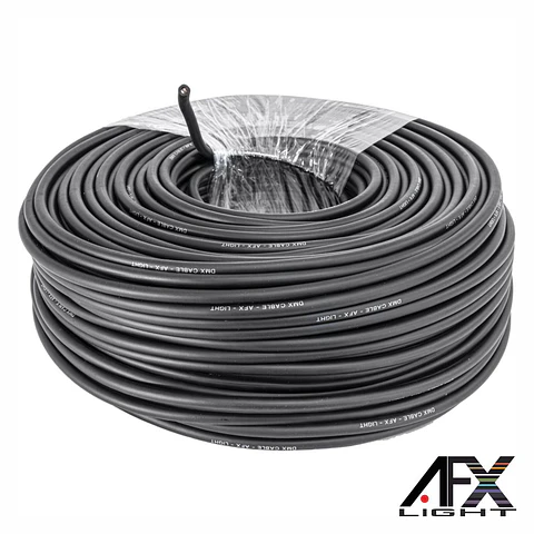 Cabo DMX Duplo Isolamento 100m AFXLIGHT