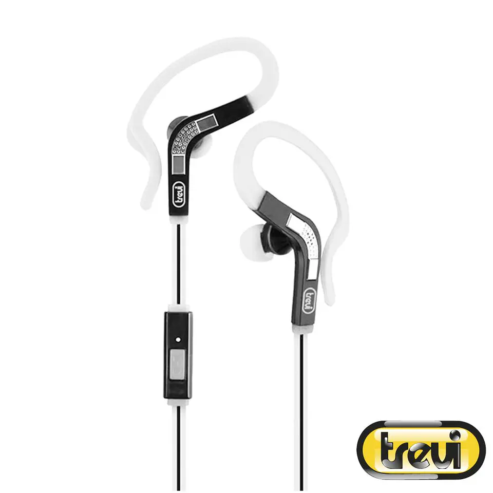 Auriculares C/ Fios E Microfone Branco TREVI 1