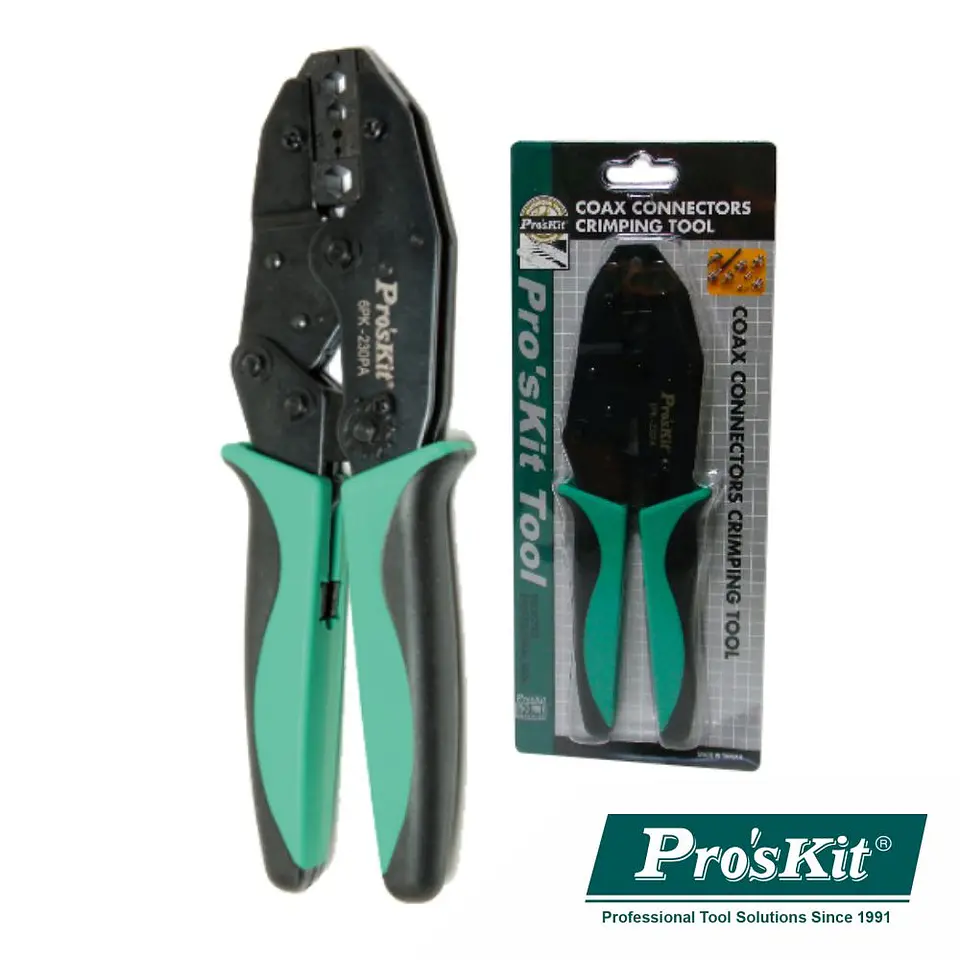 ALICATE DE CRAVAR FICHAS COAXIAIS RG PROSKIT 1
