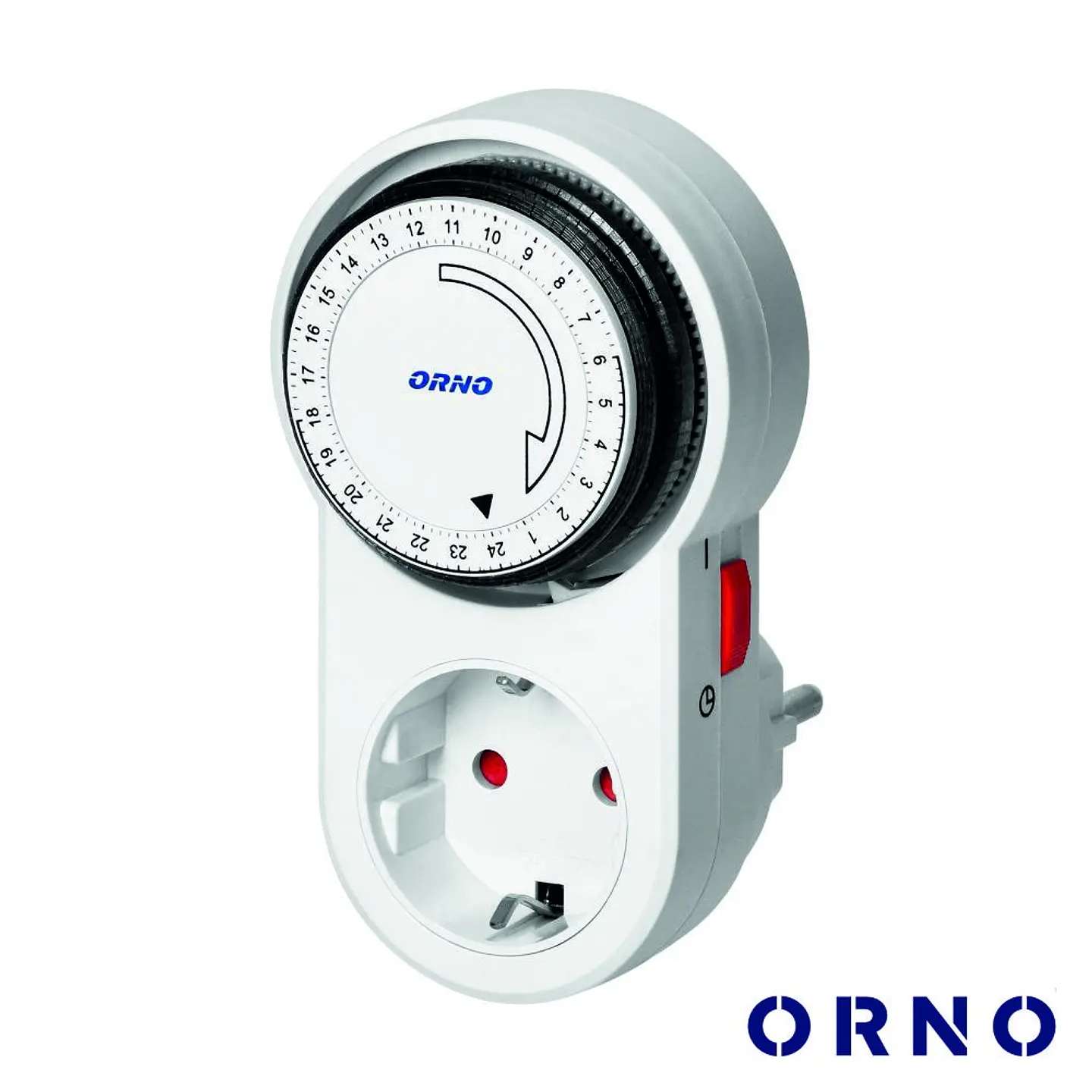 Temporizador Analógico Ajustável 24h ORNO 1