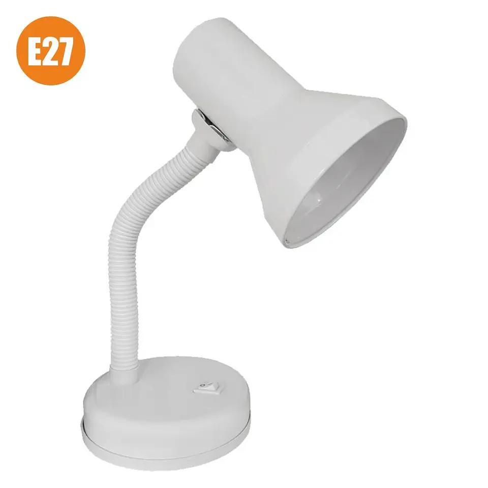 CANDEEIRO MESA E27 60W BRANCO 1