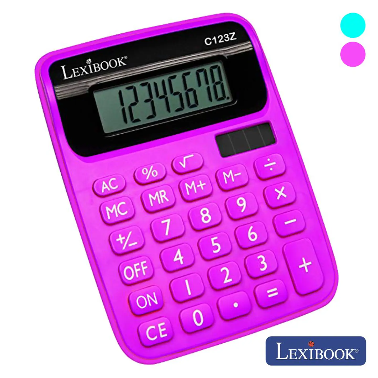 MÁQUINA CALCULADORA 8 DÍGITOS SOLAR LEXIBOOK 1