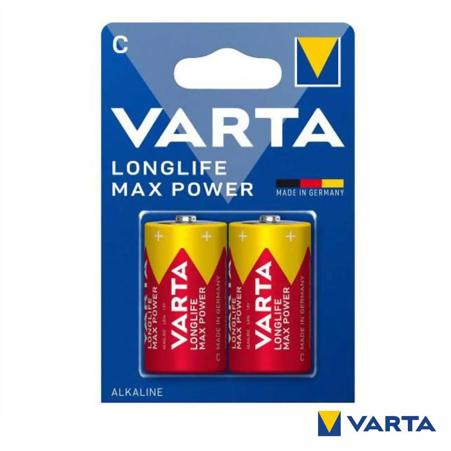 Pilha Alcalina LR14/C 1.5v 2x Longlife Max Power VARTA 1