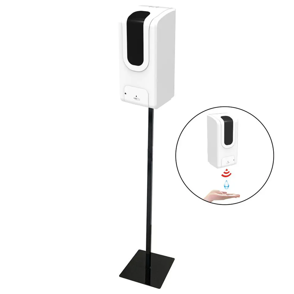 Dispensador Automático Gel Desinfetante 1L C/ Suporte Chão 1