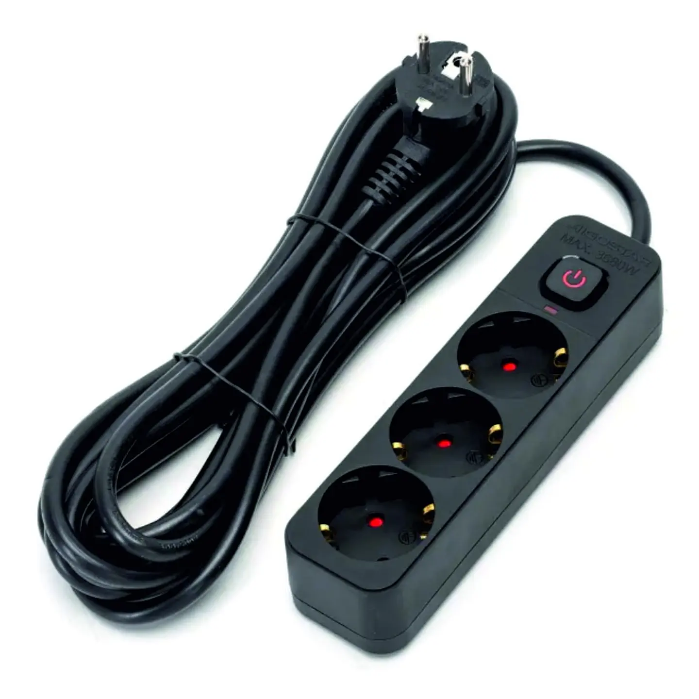Tomada Elétrica c/ 3 Saídas C/ Interruptor 5m 3G1.5 1
