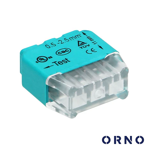 Ligador Rápido 3 Condutores 0.75-2.5mm² 100x ORNO