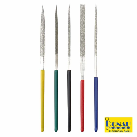 CONJUNTO DE 5 LIMAS DE DIAMANTE GRÃO 150 100MM DONAU
