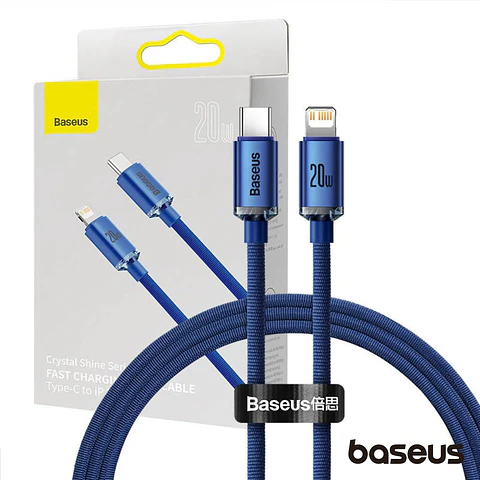 Cabo USB-C / Lightning Macho 20W PD 2m Silky BASEUS