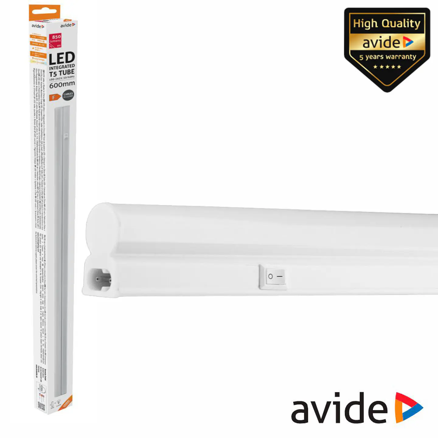 Armadura LED 9W 60cm IP20 4000K 850lm AVIDE 1