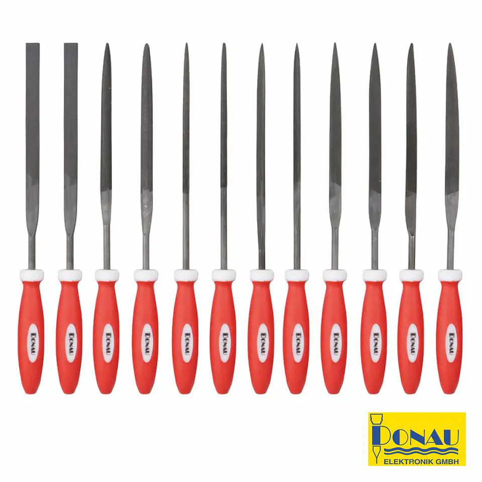 CONJUNTO DE 12 LIMAS DIVERSAS 150MM DONAU 1