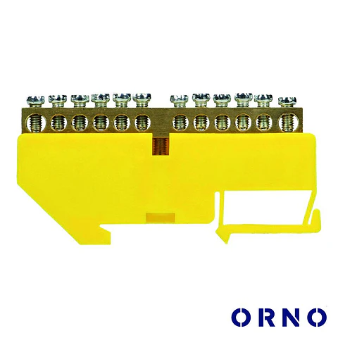 Barramento Fase 12 Vias P/ Calha DIN ORNO
