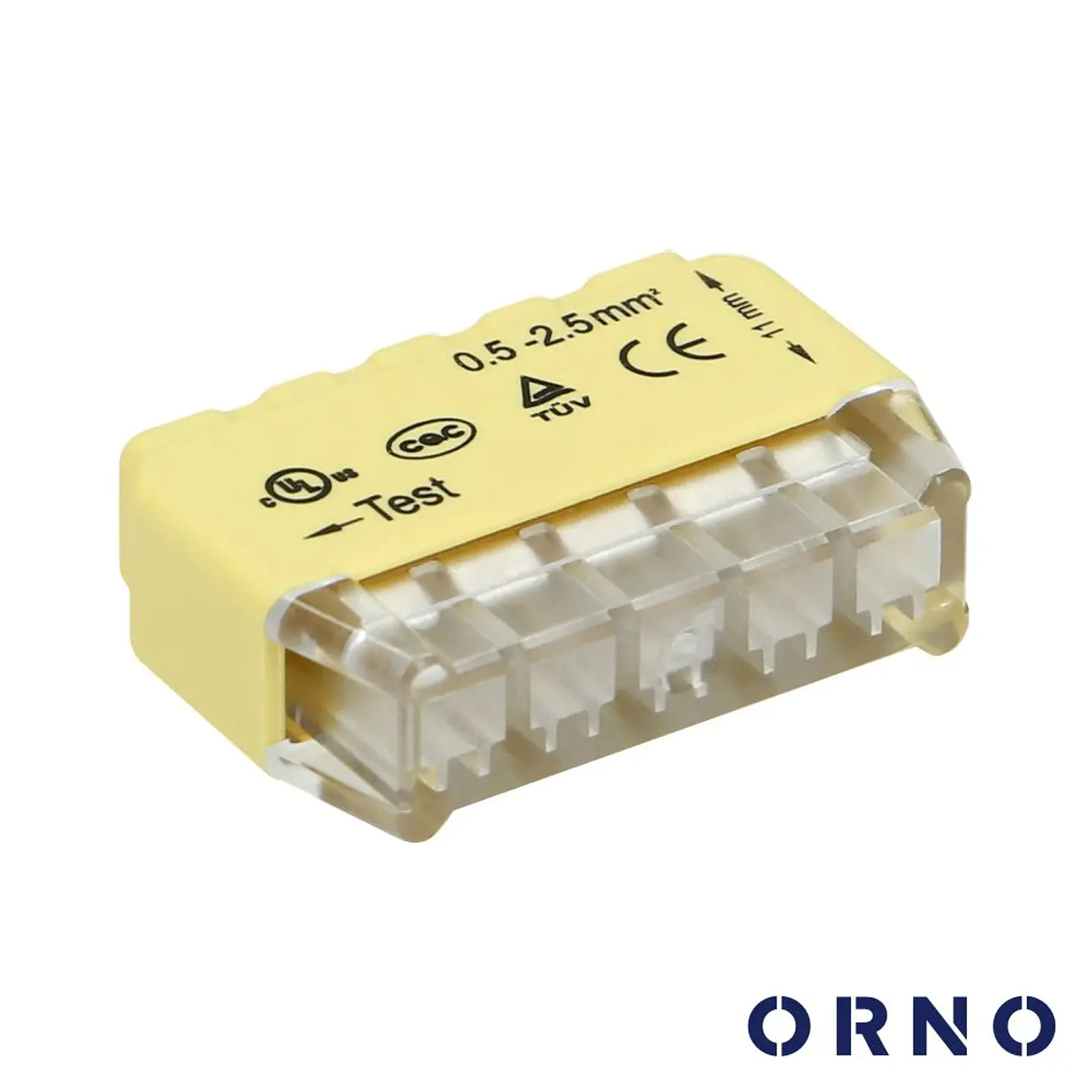 Ligador Rápido 5 Condutores 0.75-2.5mm² 50x ORNO 1
