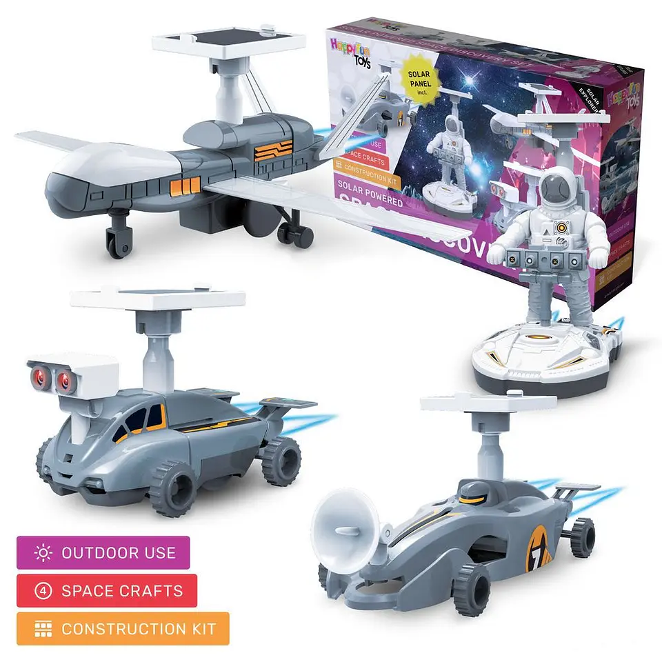 Kit Exploração Espacial Solar Educativo 4 Em 1 HAPPYFUN 1