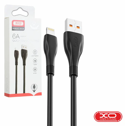 Cabo USB-A Macho / Lightning Macho 1m Preto XO