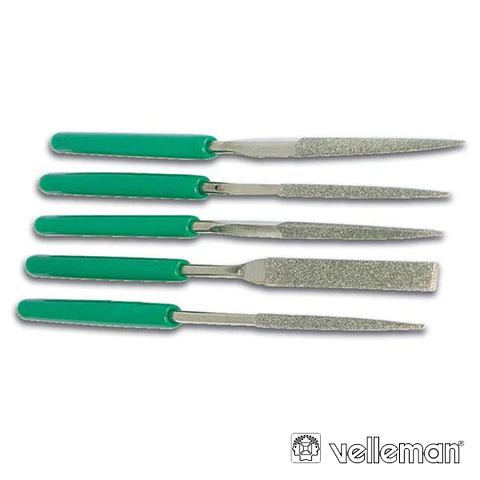 CONJUNTO DE 5 LIMAS DE DIAMANTE VELLEMAN