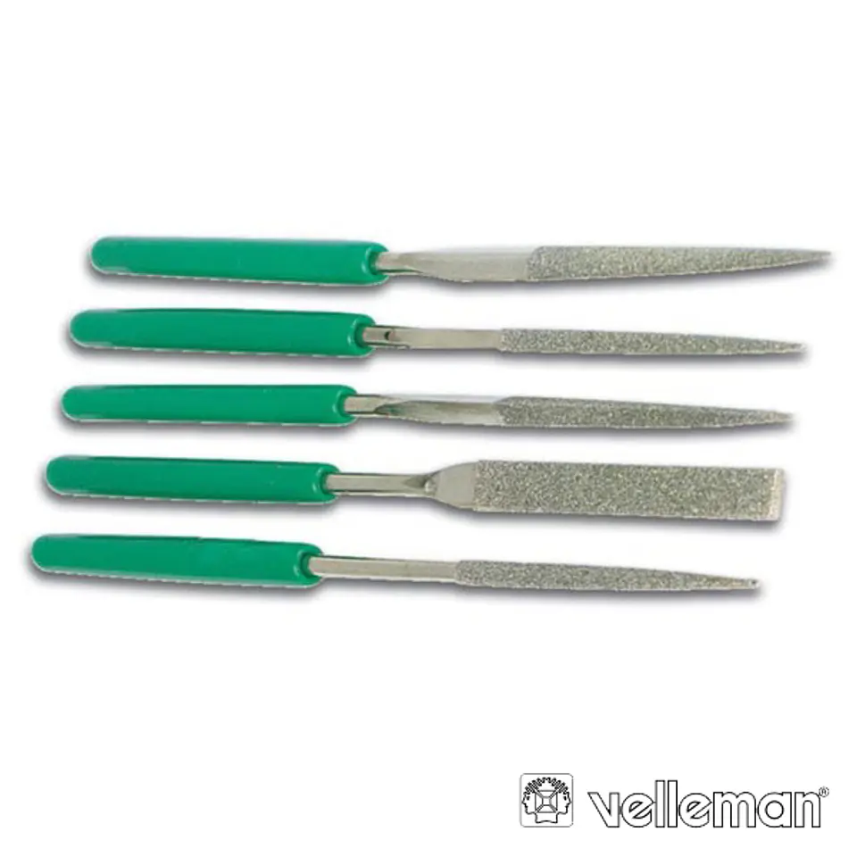 CONJUNTO DE 5 LIMAS DE DIAMANTE VELLEMAN 1