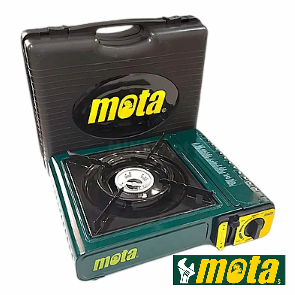 Fogão Gás Portátil Verde 2100W MOTA 1