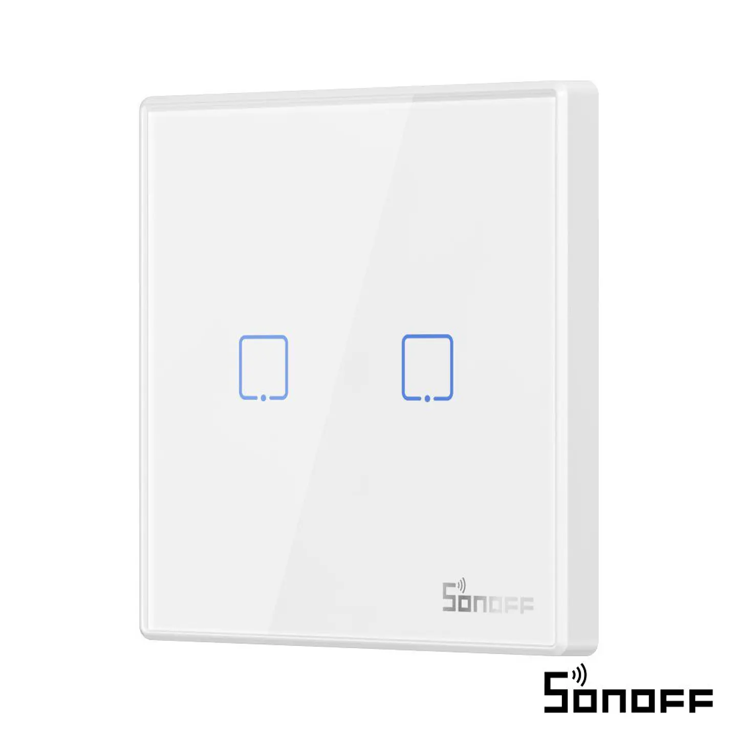 Interruptor Parede Tátil RF 2 Gang SONOFF 1