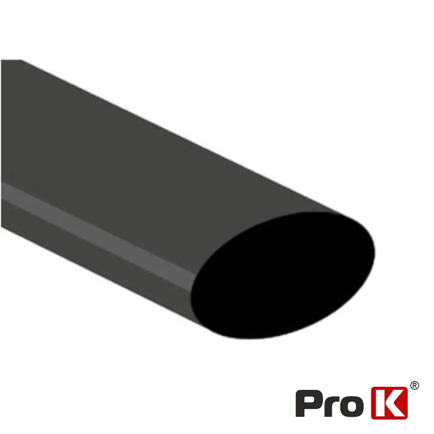 TUBO MANGA TERMORETRÁCTIL 25.4MM 1.2M 25X PRETO PROK 1