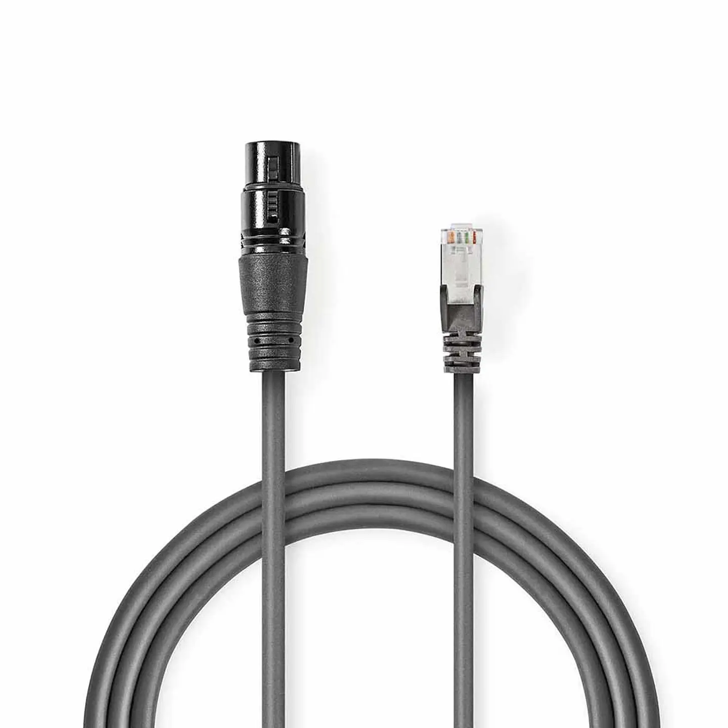 Cabo XLR 3p Fêmea / RJ45 Macho 0.3m 1