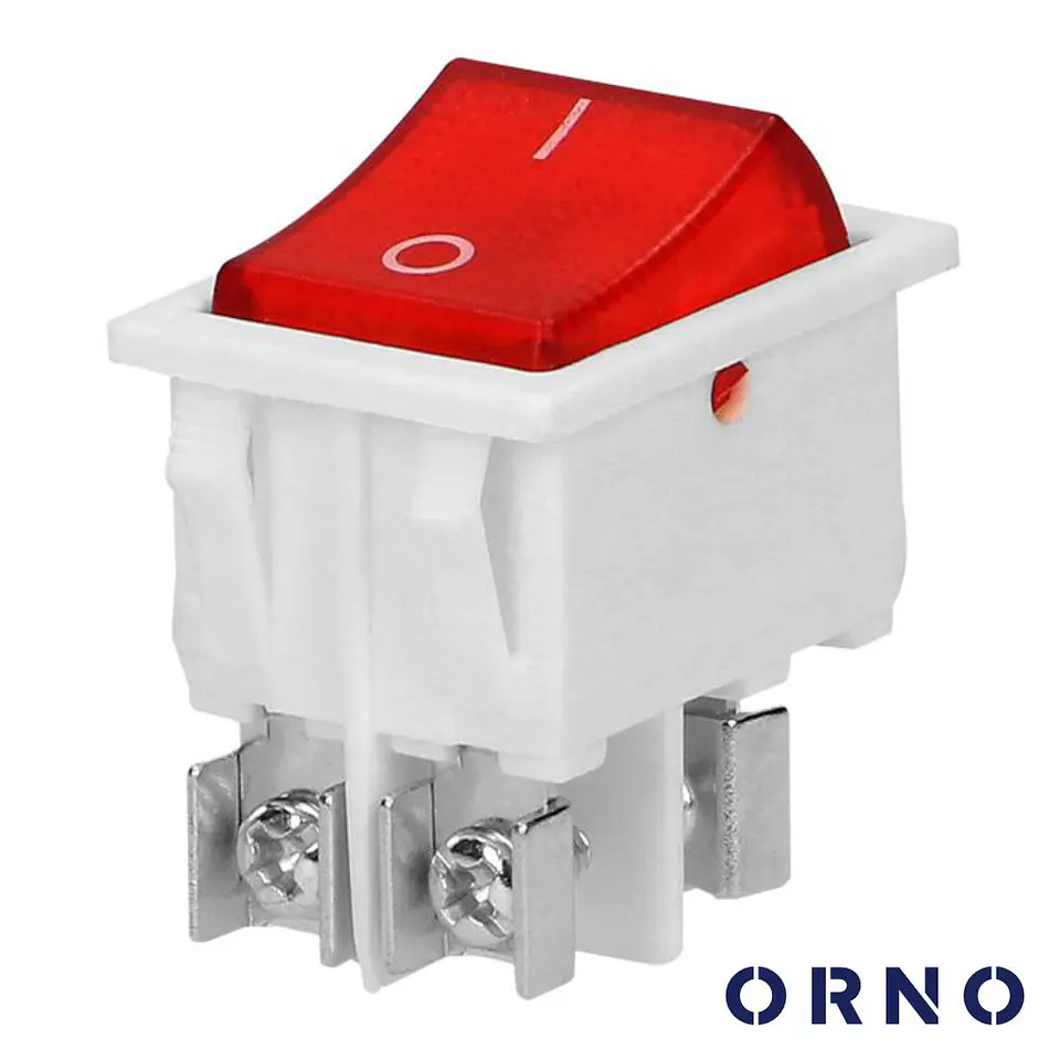 Interruptor Basculante C/ Luz 16A-230V Dpst On-Off ORNO 1