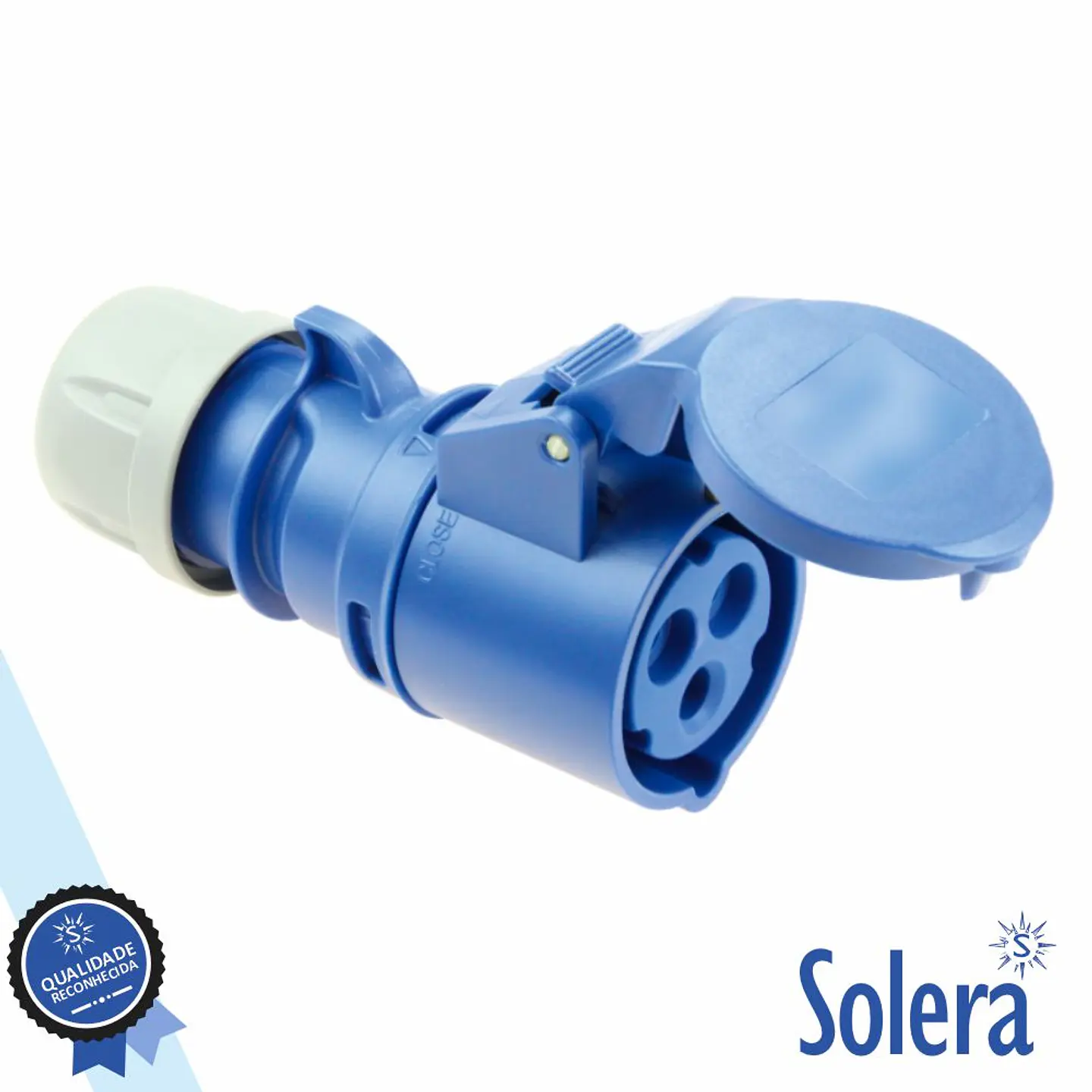 Ficha Industrial CEE Fêmea 16A 2P+T 230V IP44 SOLERA 1