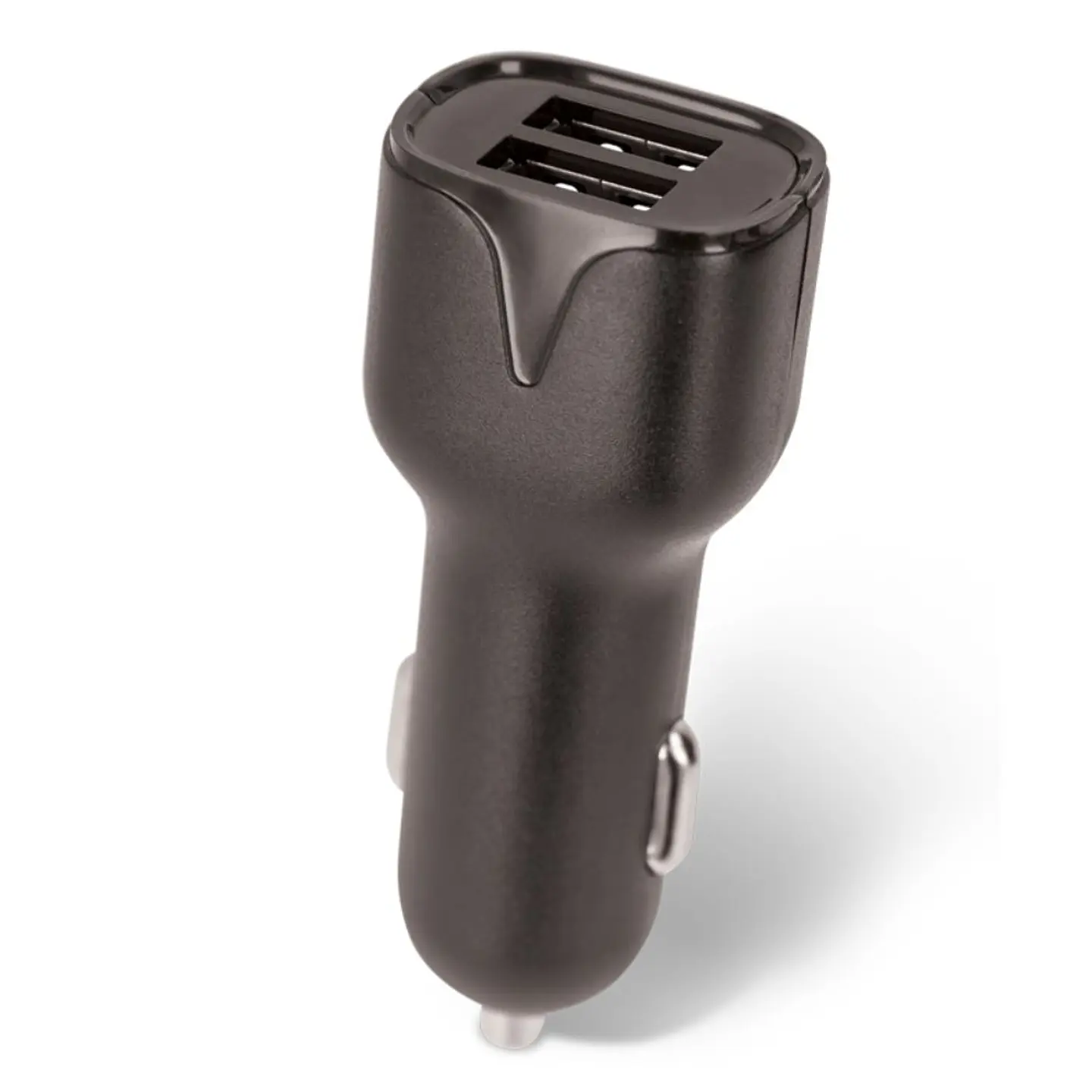 Adaptador Ficha Isqueiro 12V/24V / 2 USB 5v 2.4A Preto 1