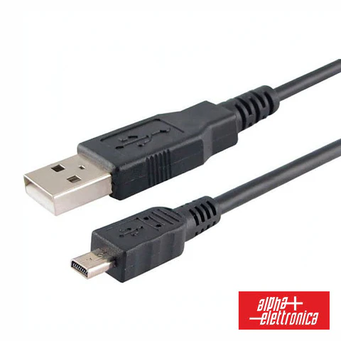 CABO USB-A 2.0 MACHO / MINI USB-B 4P MACHO 1.8M POLYBAG