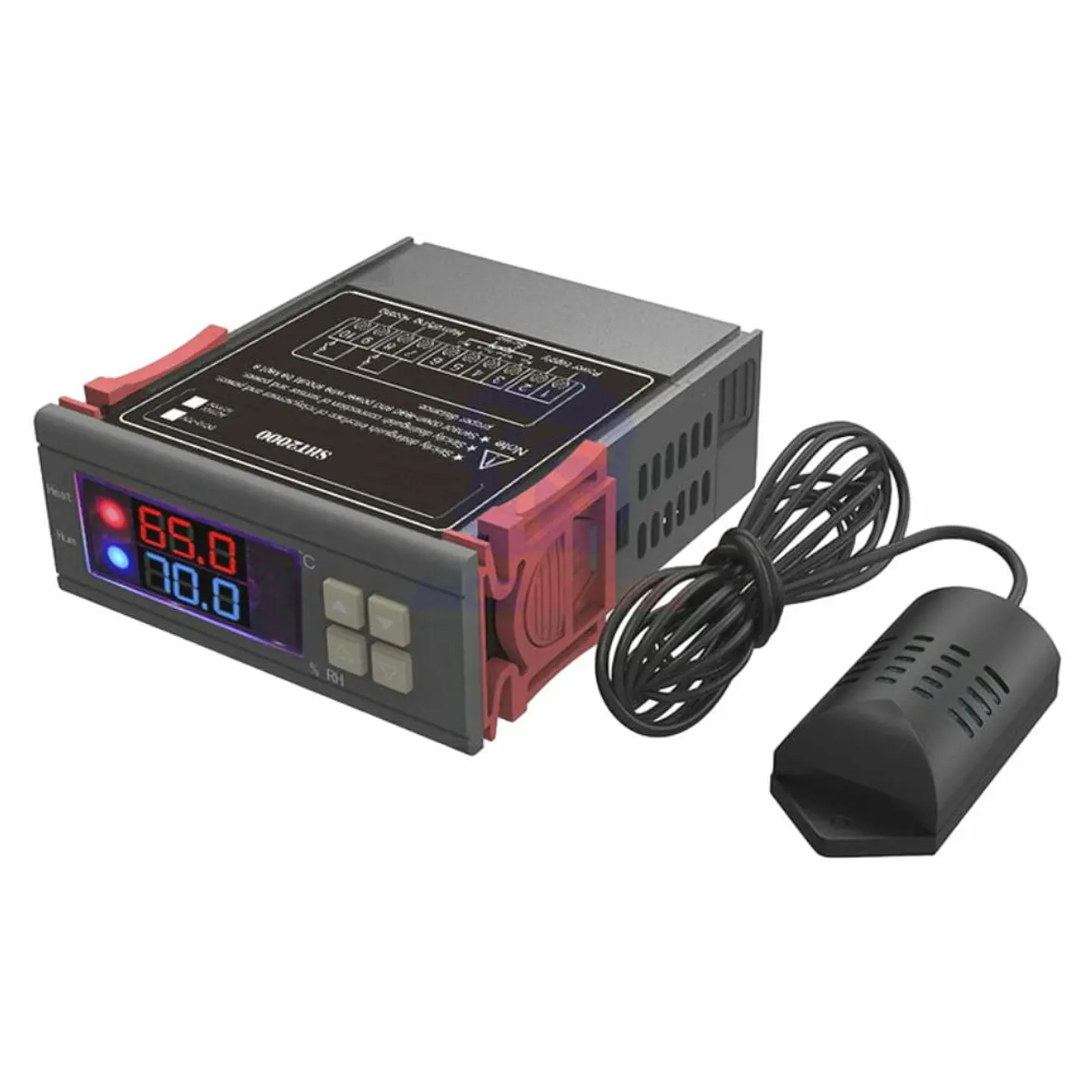 Termostato Digital C/ Sonda P/ Termómetro e Higrómetro 1