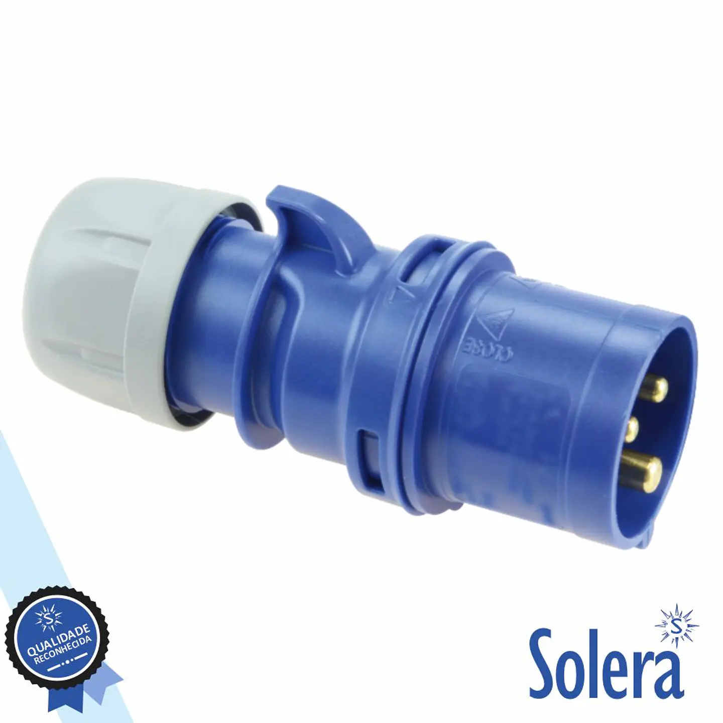 Ficha Industrial CEE Macho 16A 2P+T 230V IP44 SOLERA 1