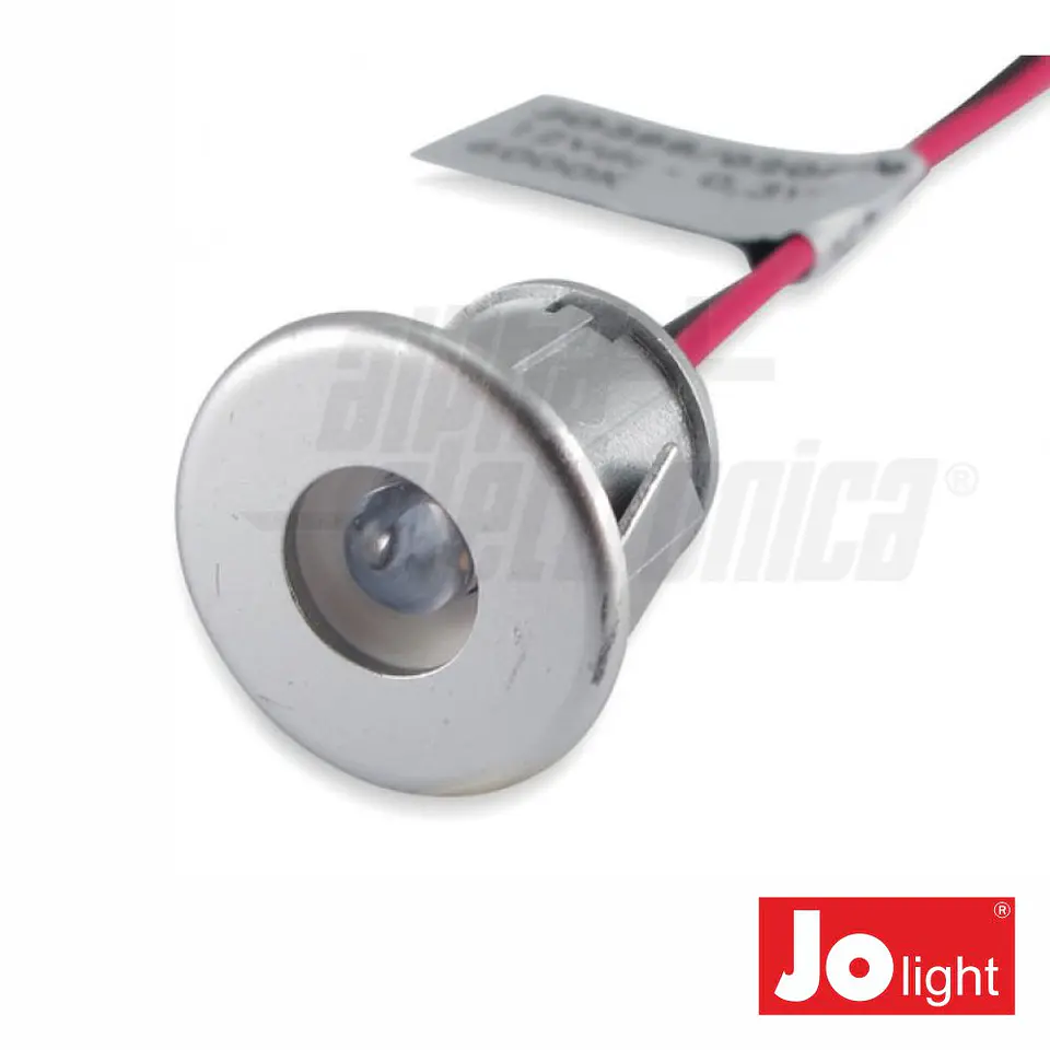 FOCO LED 0.3W 12V 18MM BRANCO QUENTE P/ ENCASTRAR IP20 JOLIG 1