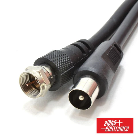 Cabo F Macho / Coaxial 9.5mm Macho 5m ALPHA
