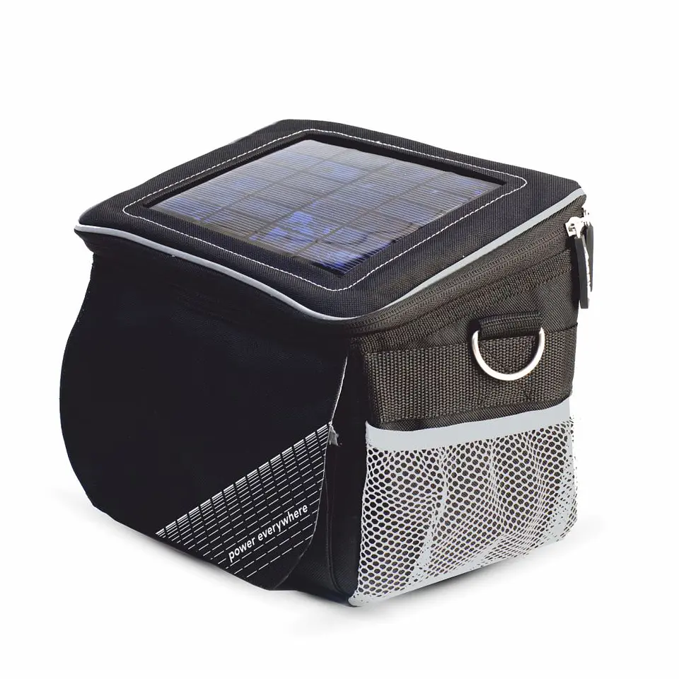 BOLSA TRANSPORTE C/ PAINEL SOLAR E POWERBANK 2000MA A-SOLAR 1