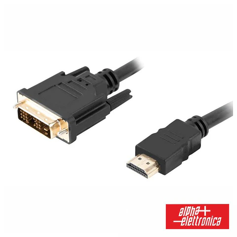 CABO HDMI MACHO / DVI-D DUAL LINK MACHO 3M