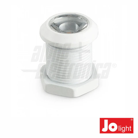 FOCO LED 1W 2.8V 20MM BRANCO QUENTE P/ ENCASTRAR IP20 JOL