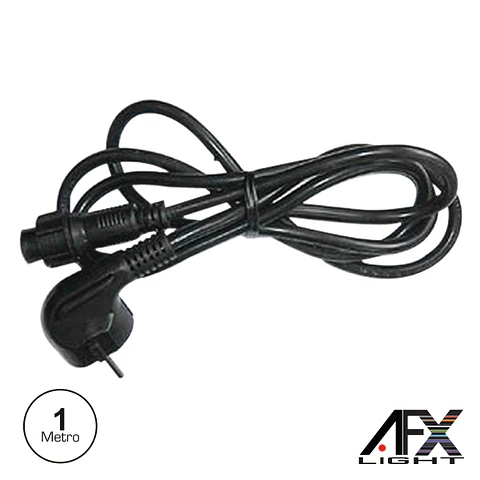 CABO ALIMENTAÇÃO P/ PROJETOR 1M IP65 AFXLIGHT