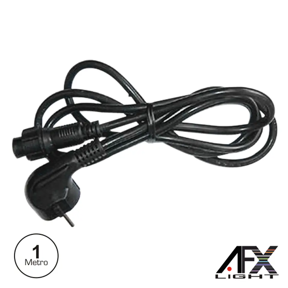 CABO ALIMENTAÇÃO P/ PROJETOR 1M IP65 AFXLIGHT 1