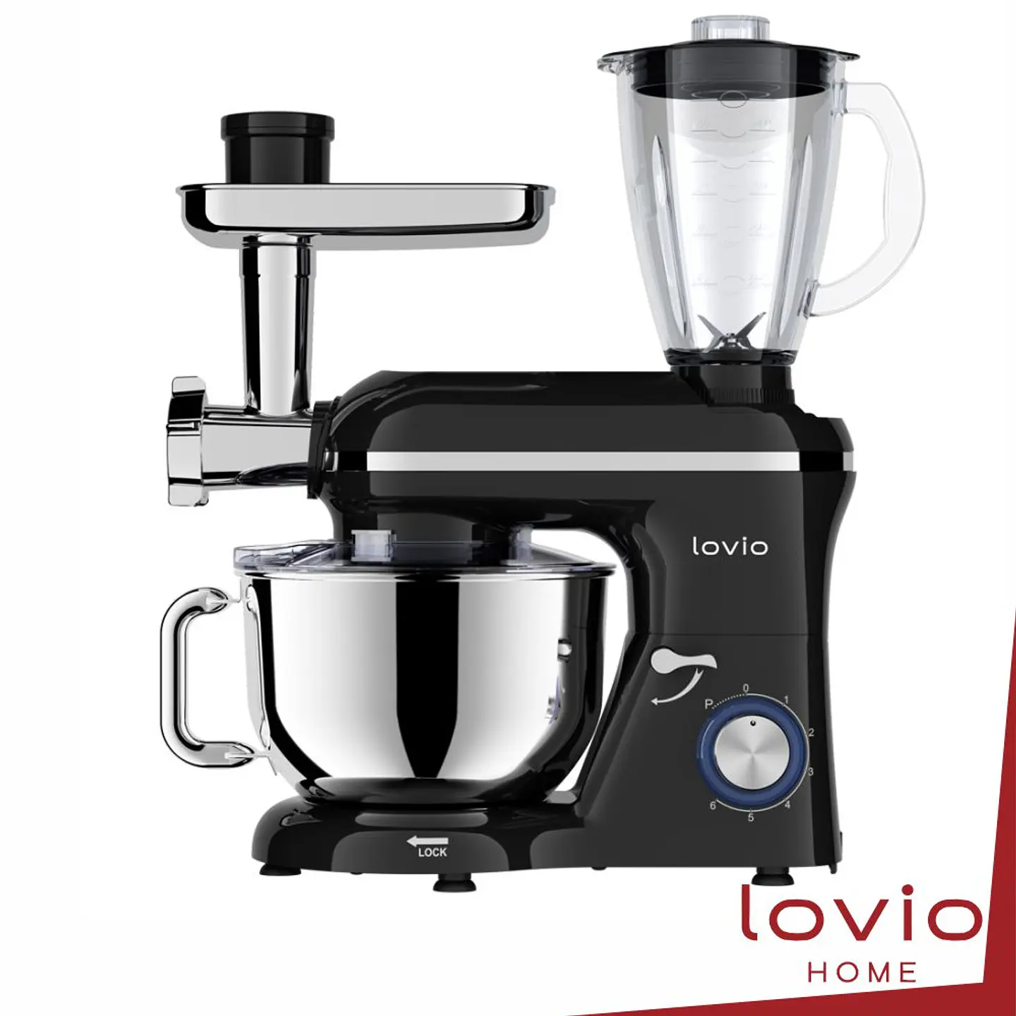Robô de Cozinha Multifunções 1900W C/ Acessórios LOVIO 1