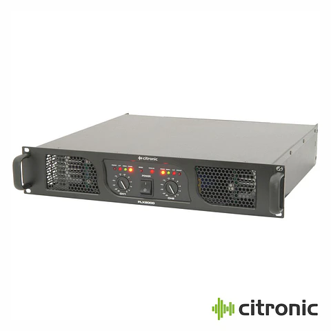 Amplificador Áudio Profissional 19" 2000W CITRONIC