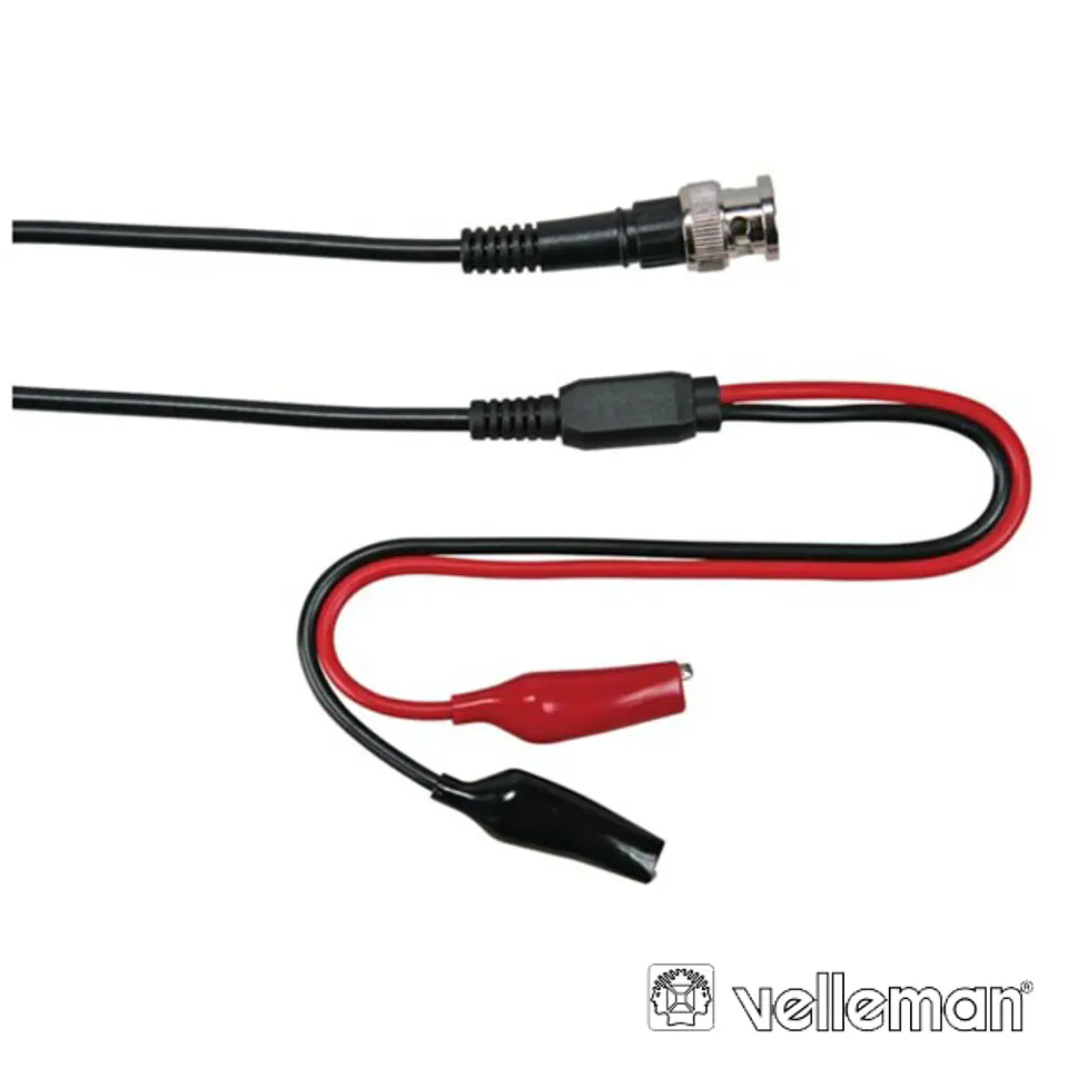 CONJUNTO PONTAS DE PROVA BNC CROCODILOS VELLEMAN 1