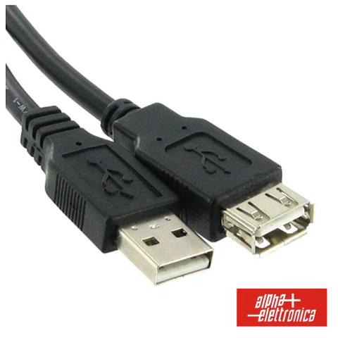 CABO USB-A 2.0 MACHO / USB-A FÊMEA 3M