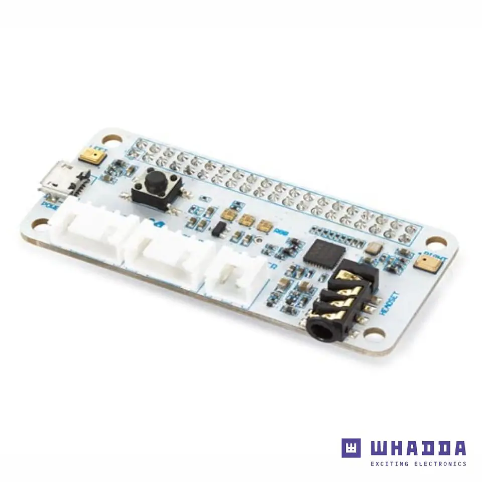 Placa de Desenvolvimento ReSpeaker C/ 2 Mic P/ Raspberry Pi 1