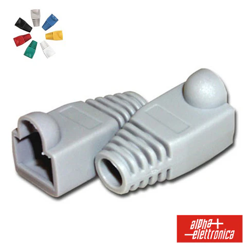 CAPA PROTECTORA P/ CONECTOR RJ45 CINZENTO