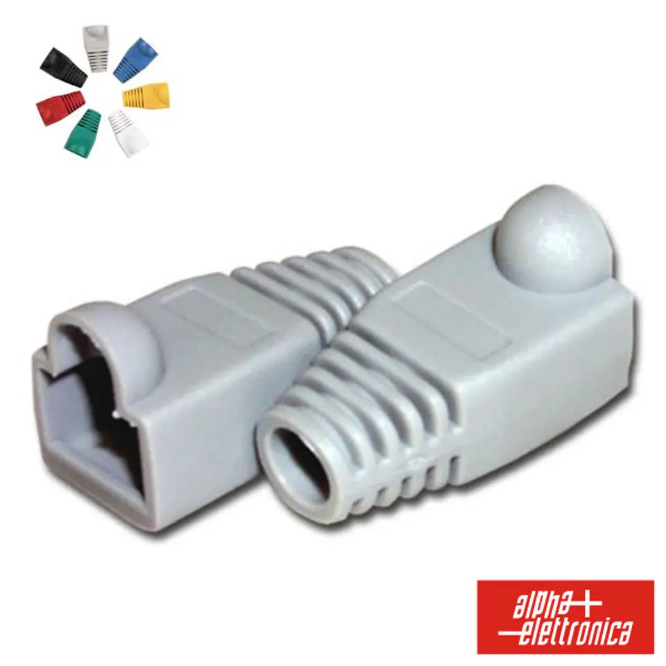 CAPA PROTECTORA P/ CONECTOR RJ45 CINZENTO 1