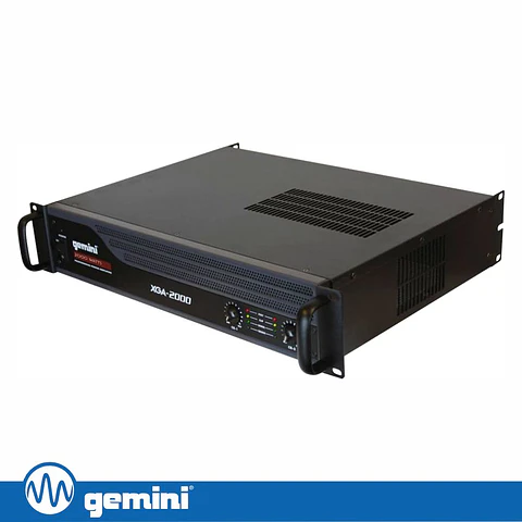 Amplificador Áudio 19" 2000W 2 Canais GEMINI