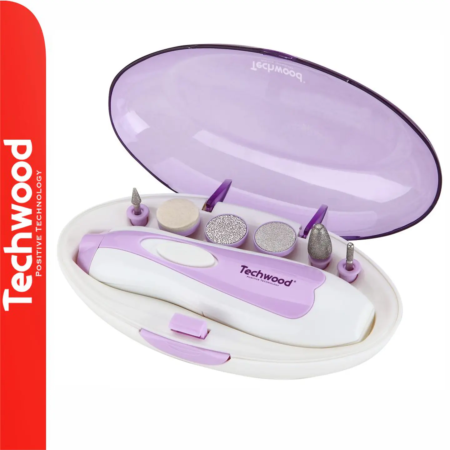 Conjunto de Manicure E Pedicure C/ 6 Acessórios TECHWOOD 1