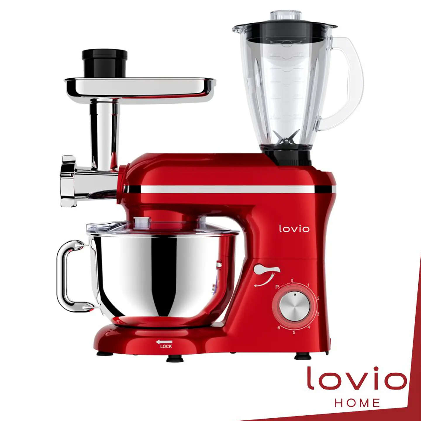 Robô de Cozinha Multifunções 1900W C/ Acessórios LOVIO 1